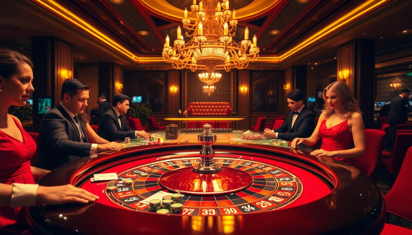 A legjobb online kaszinó izgalmas jelenete, ahol a roulette asztal fényben tündököl.