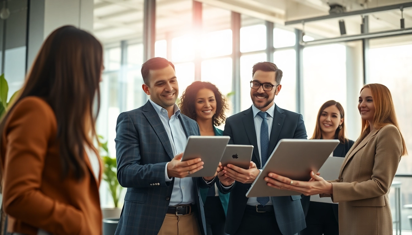 Headhunter Schweiz berät Kandidaten und Kunden in einem modernen Büro, zeigt Professionalität und Engagement.