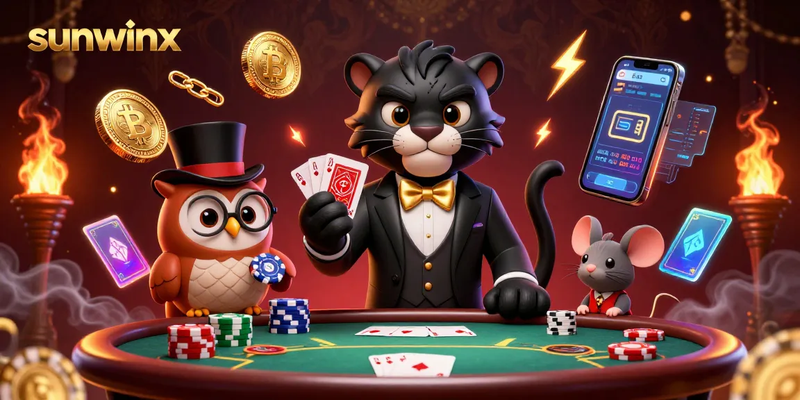 Engage with sunwinx through an animated 3D casino scene featuring iconic characters and vibrant gaming elements.