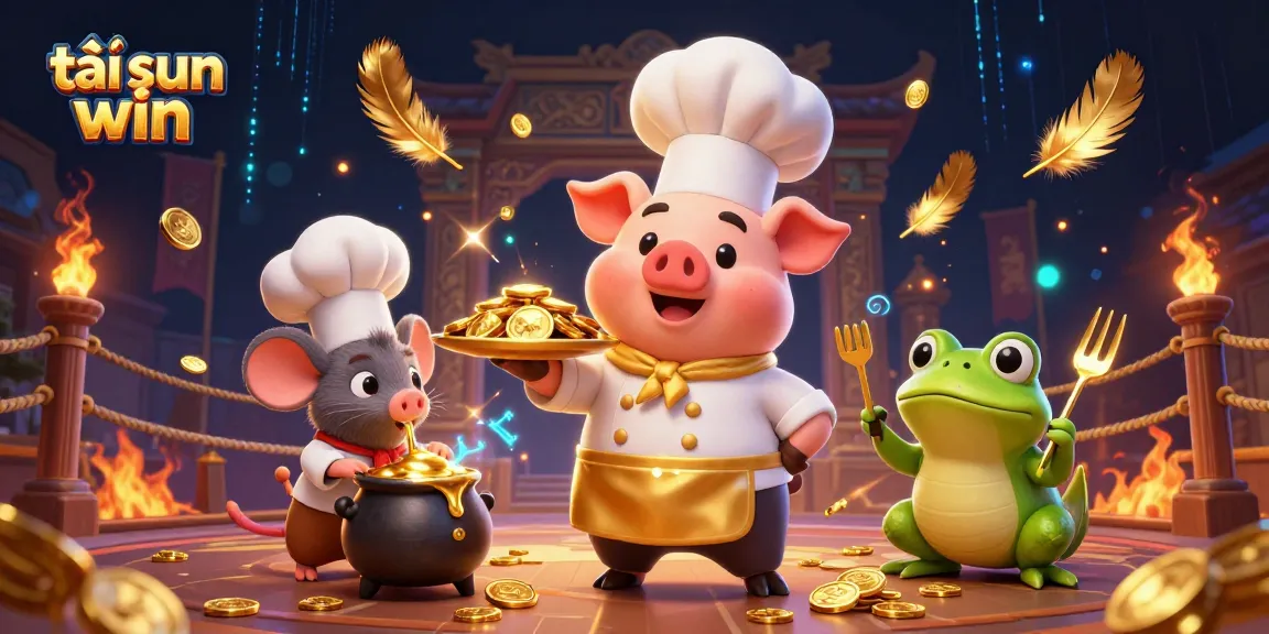 Play games and win gold coins by tải sun win in this dynamic casino scene.